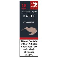 Red Kiwi eLiquid Selection Kaffee Vegas Tabak 18mg Nikotin/ml (10 ml)