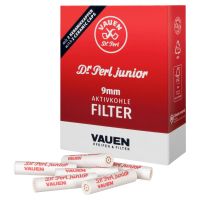 Dr. Perl Junior Jubox Activekohle Pfeifenfilter 9mm (10 x 40 Stück)