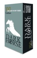 Dark Horse Carbon Aktivkohle Zigarettenhülsen (100 Stück)