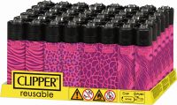 Feuerzeuge Clipper Pink Wildlife (48 x 1 Stück)