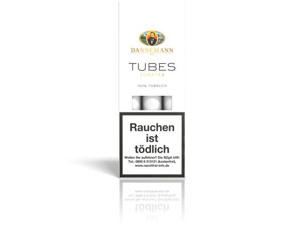 Dannemann Zigarren Tubes Sumatra (Schachtel á 3 Stück)
