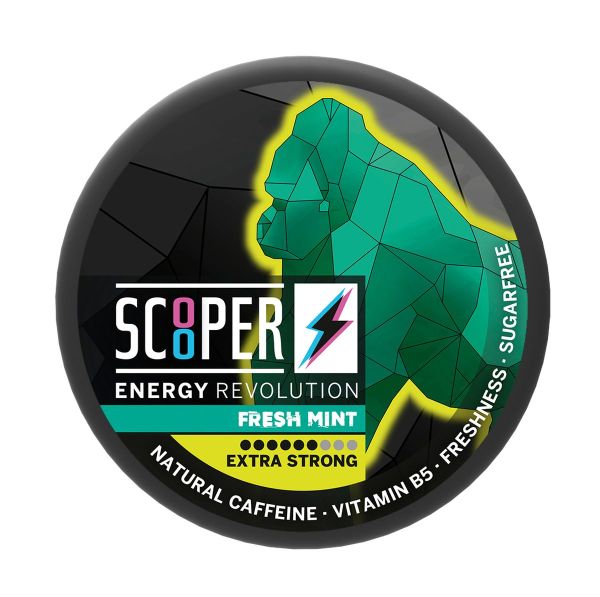 Scooper Energy Revolution Fresh Mint Extra Strong (12 Stück)