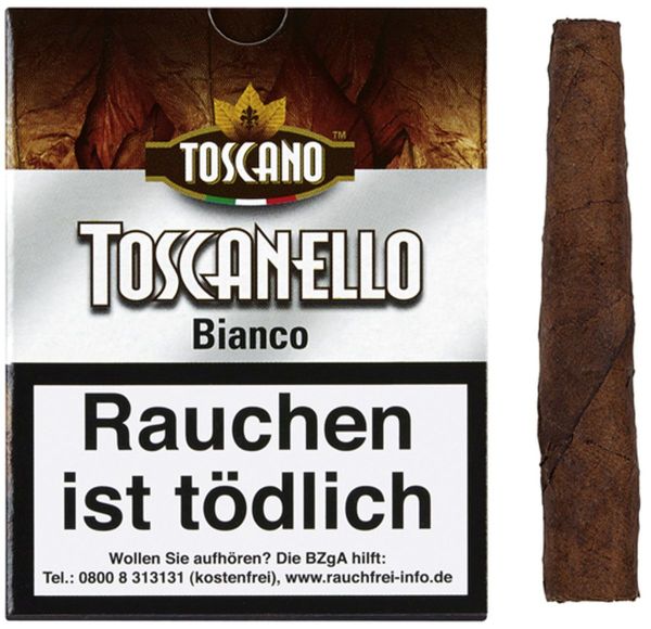 Toscano Zigarren Toscanello Bianco (Grappa) (Schachtel á 5 Stück)