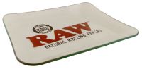 RAW Glass Rolling Tray Drehtablett 32x25x3cm 