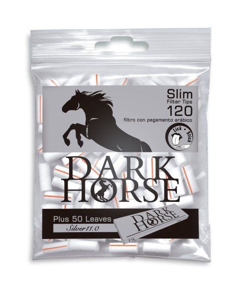 Dark Horse Slim Flilter Glue Line Tips plus 1 1/4 Format Blättchen (34 x 120 Stück)