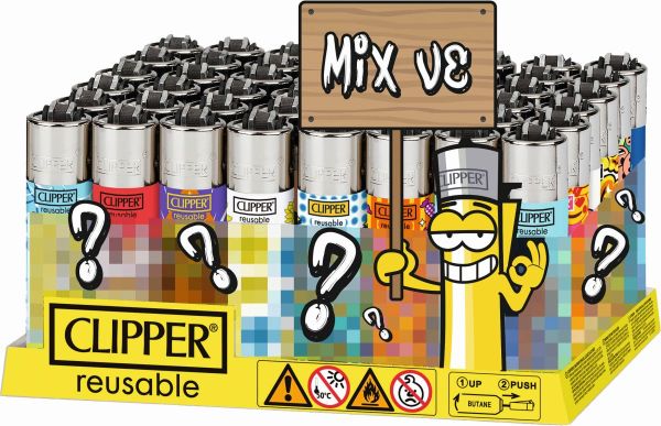 Feuerzeuge Clipper Mix 2 (48 x 1 Stk.)