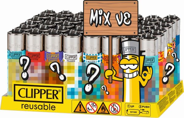 Feuerzeuge Clipper Mix 3 (48 x 1 Stk.)