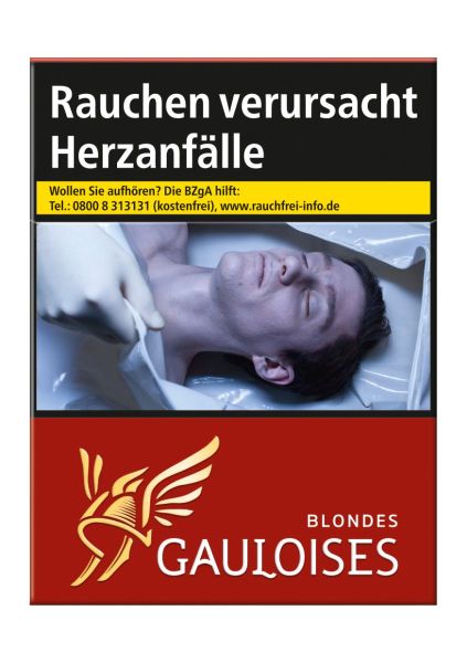 Gauloises Zigaretten Automat Automatenp. Blondes Rot L-Box (20x22er)