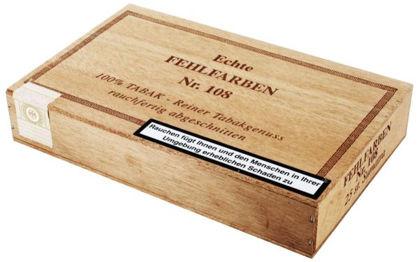 Kleinlagel Zigarren Echte Fehlfarben 108 Sumatra (Packung á 25 Stück)