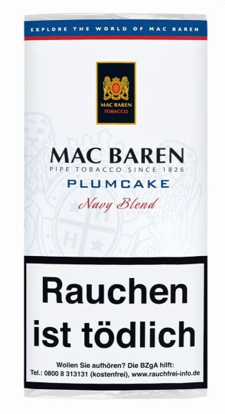 Mac Baren Pfeifentabak Plumcake (Pouch á 50 gr.)
