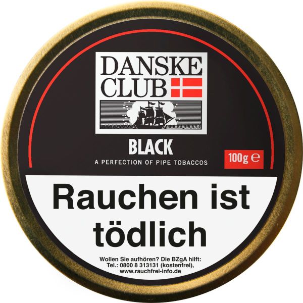 Danske Club Pfeifentabak Black (Dose á 100 gr.)