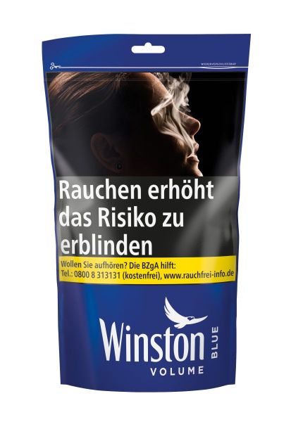 Winston Volumentabak Volume Blue Zip Bag-XL (Beutel á 125 gr.)