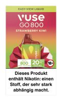 Vuse GO 800 (BOX) Strawberry Kiwi Einweg E-Zigarette 20mg (1 Stück)