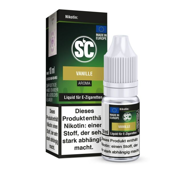 SC eLiquid Vanille 12mg Nikotin/ml (10 ml)