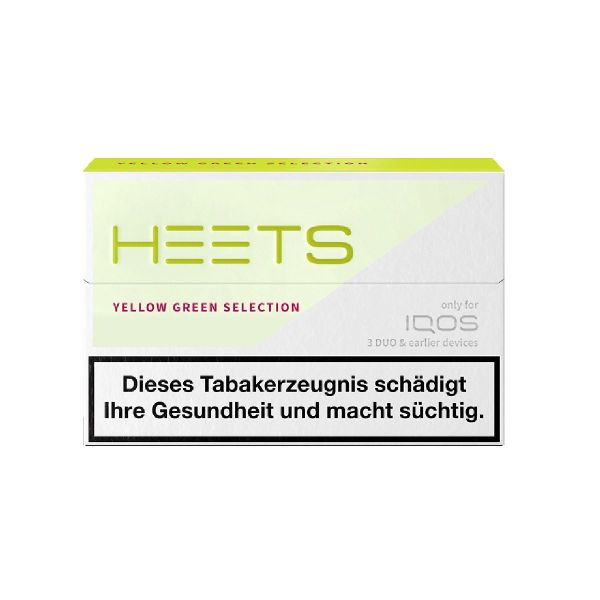 HEETS Zigaretten IQOS Yellow Green Selection 6g (10x20er)