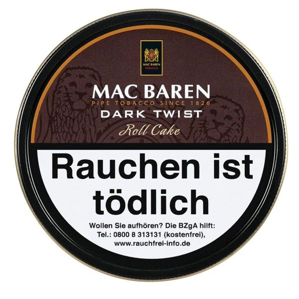 Mac Baren Pfeifentabak Dark Twist (Dose á 100 gr.)