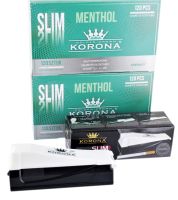 Korona Slim Size Menthol Starter-Set (2x120er Zigarettenhülsen & Stopfgerät) (Set á 1 Stück)