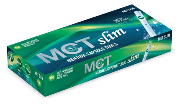 MCT Menthol Slim Capsule Filterhülsen (Packung á 100 Stück)