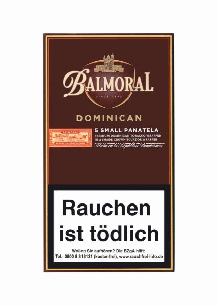 Balmoral Zigarren BDS Small Panatela (Schachtel á 5 Stück)