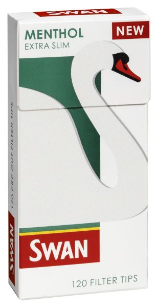 Swan Menthol Filter Tips Extra Slim (20 x 120 Stück)