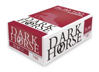 Dark Horse Full Flavour Long Slim Filterhülsen Zigarettenhülsen (Schachtel á 100 Stück)