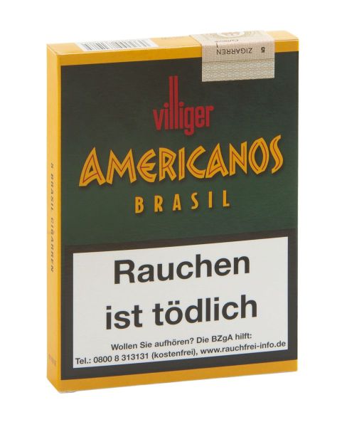 Villiger Zigarillos Americanos Brasil (Schachtel á 5 Stück)