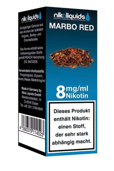 NikoLiquids Marbo Red 8mg Nikotin/ml (10 ml)