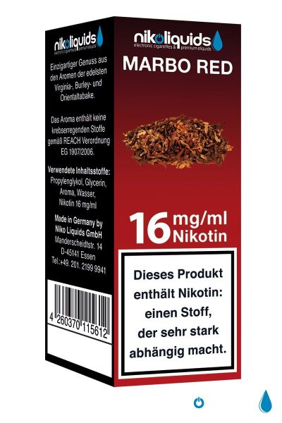 NikoLiquids Marbo Red 16mg Nikotin/ml (10 ml)