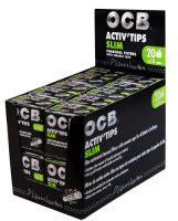 OCB Activ Tips Slim 7mm Aktivkohlefilter (20 x 10 Stück)