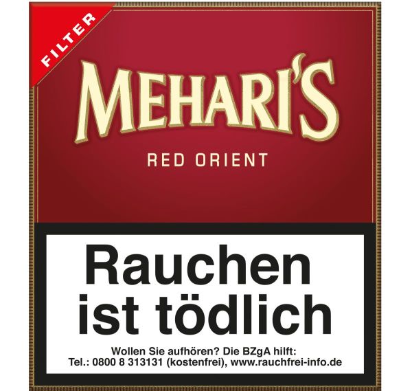 Meharis Zigarillos Agio Red Orient Filter (Schachtel á 20 Stück)
