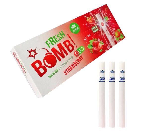 Fresh Bomb Duo Strawberry Mint Click Hülsen (100 Stück)