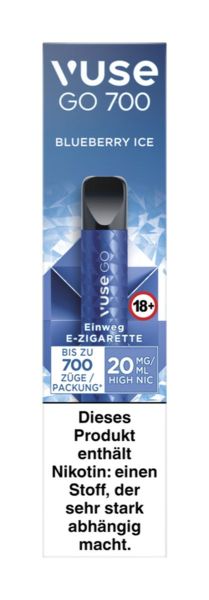 Vuse GO Blueberry Ice Einweg E-Zigarette 20mg (1 Stück)