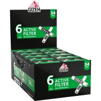 Gizeh Black Active Filter 6mm (10 x 34 Stück)