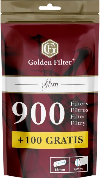 Golden Filter Slim 6mm (1000 Stück)