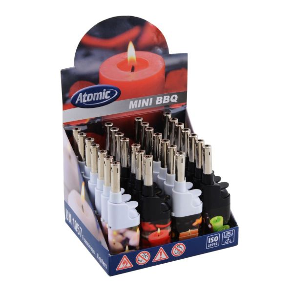 Atomic Mini Stabfeuerzeug BBQ Kerzen nachfüllbar (28 x 1 Stk.)