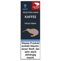 Red Kiwi eLiquid Selection Kaffee Vegas Tabak 9mg Nikotin/ml (10 ml)