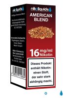 NikoLiquids American Blend Liquid 16mg Nikotin/ml (10 ml)