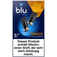blu 2.0 Liquidpod Tobacco Roasted Blend 9mg Nikotin 1,9ml (2 Stück)