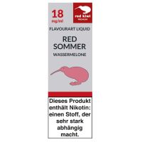 Red Kiwi eLiquid Red Sommer Wassermelone 18mg Nikotin/ml (10 ml)