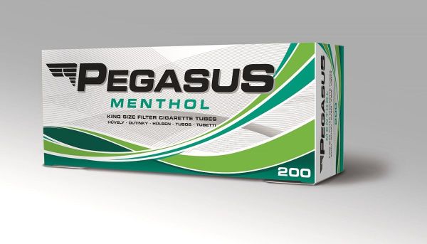 Pegasus Menthol Zigarettenhülsen (200 Stück)