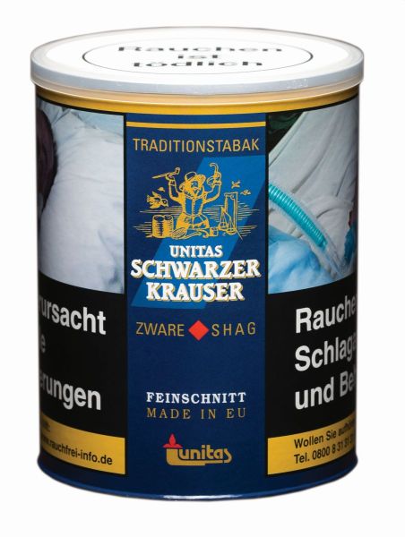 Unitas Zigarettentabak Schwarzer Krauser (Dose á 95 gr.)