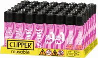 Feuerzeuge Clipper Pink Power (48 x 1 Stk.)