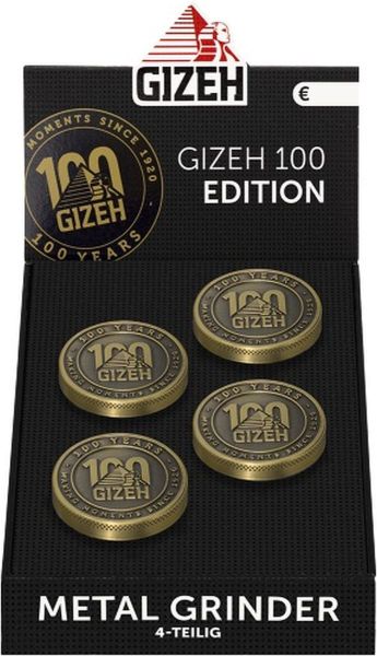 Gizeh Metal Grinder 100 Jahre Edition 4 tlg. (1 Stück)
