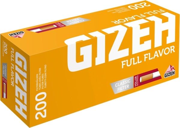 Gizeh Full Flavor gelb Zigarettenhülsen (5 x 200 Stück)