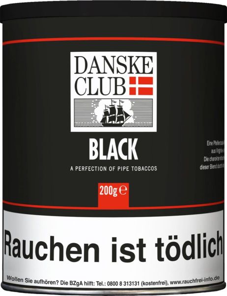 Danske Club Pfeifentabak Black (Dose á 200 gr.)