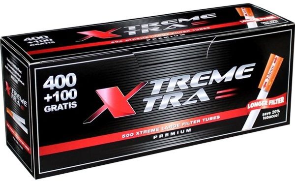 Xtrem Xtra Zigarettenhülsen (Schachtel á 500 Stück)