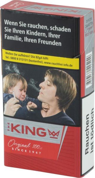 The King Zigaretten King Red 100's Long Size (8x22er)