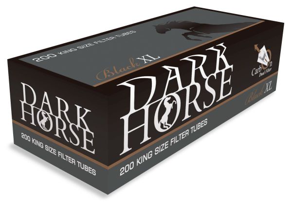 Dark Horse Black XL Carbon Hülsen Filterlänge 24mm (5x200er) (5 x 200 Stück)