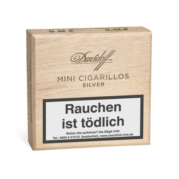 Davidoff Zigarillos Mini Cigarillos Silver (Schachtel á 50 Stück)