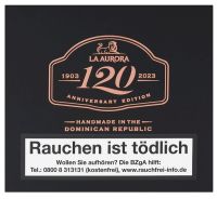 La Aurora Zigarren 120 Anniversary Robusto (Packung á 20 Stück)